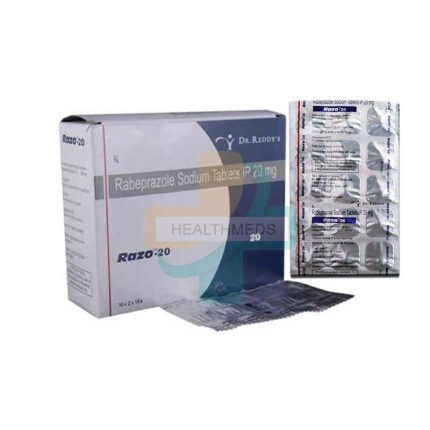Razo 20mg box and Strip (Tablets)