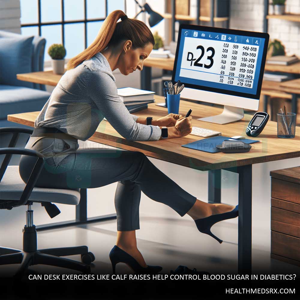 Desk Exercises sugar diabetes