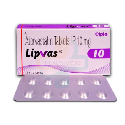 Buy Lipvas 10mg Atorvastatin pills
