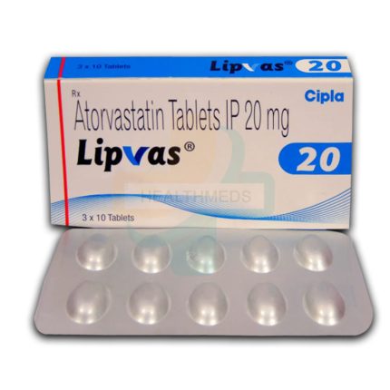 Buy Lipvas 20mg Atorvastatin pills