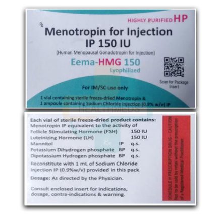 Eema HMG 150 IU injection Menotropin