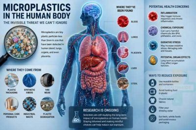 Microplastics in human body