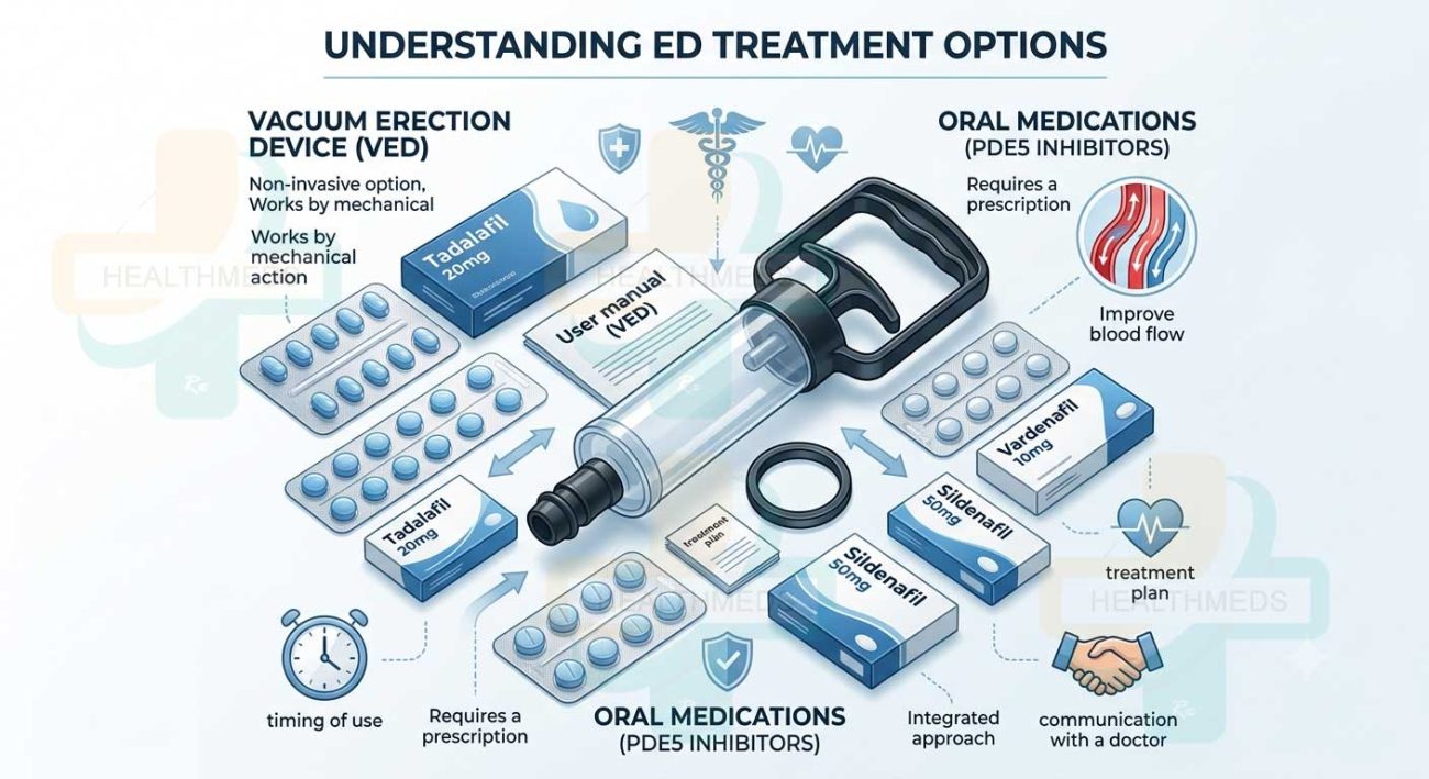 Vacuum Pump ED Medications Details